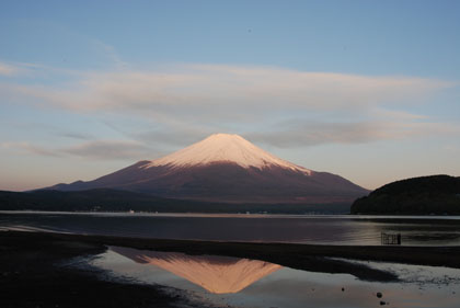 赤い富士山