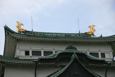 名古屋城の金の鯱